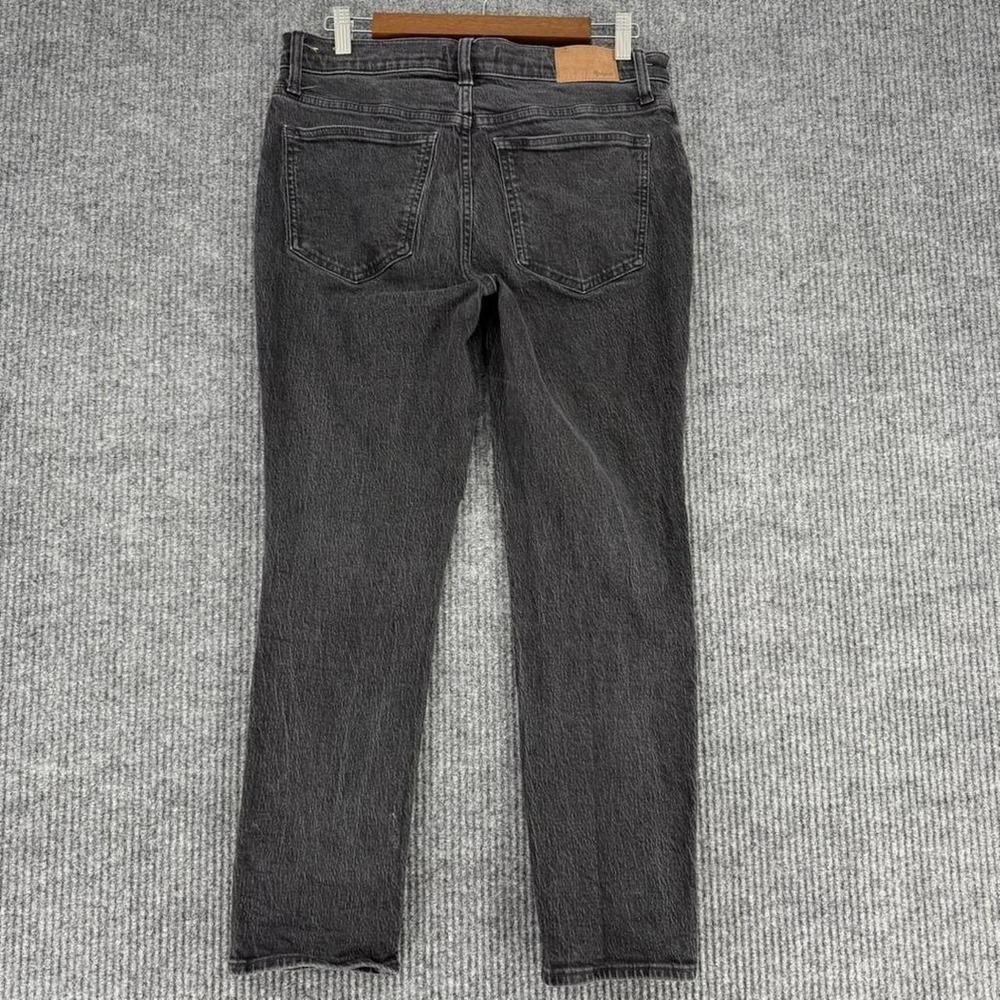 Madewell mid-rise perfect vintage jeans women's 29 black wash tapered